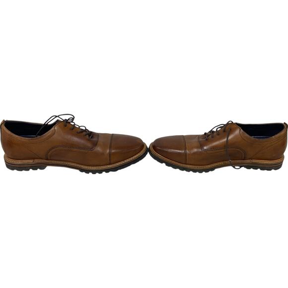 Cole Haan Raymond Grand Oxford Shoes Mens Size 9.5M Brown Leather Upper